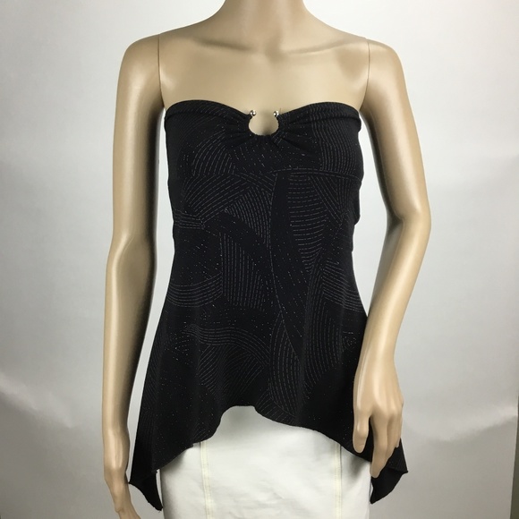 Black strapless, top by Rampage Sz S New With Tags